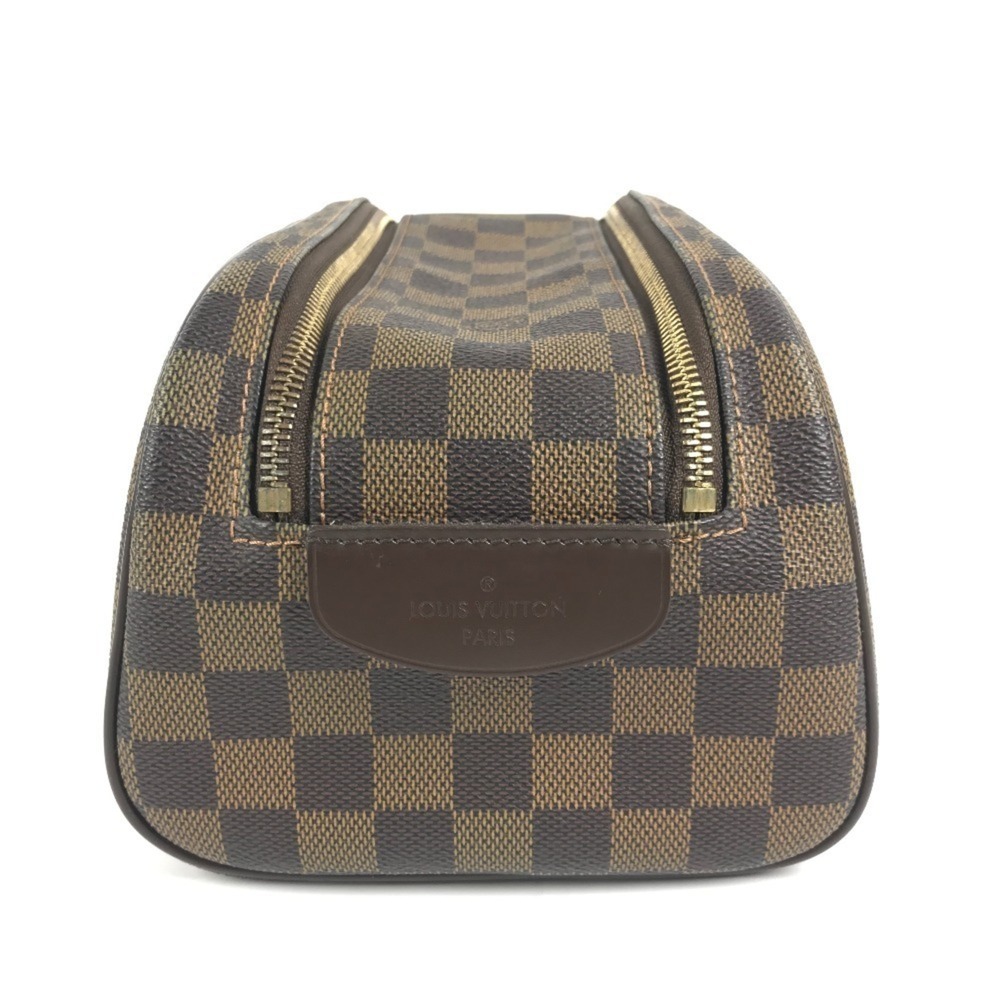 LOUIS VUITTON Brown Damier Canvas Pouch - Picture 4 of 14